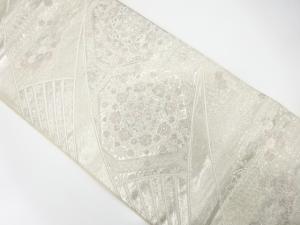 扇面唐花華文織り出し　袋帯